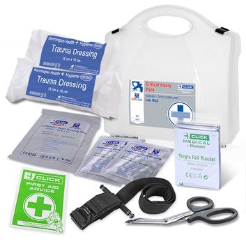 Click Medical Critical Injury Box - Medium Risk Bs8599-1:2019 White