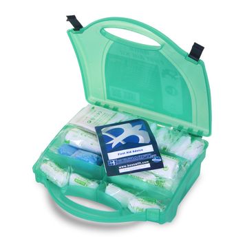 Click Medical Delta Bs8599-1Small Workplace First Aid Kit Green