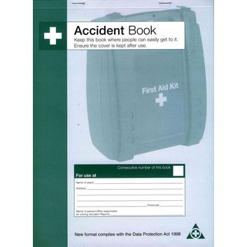 Click Medical Dpa Compliant Accident Book Green