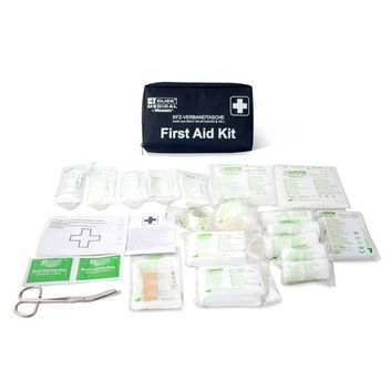 Click Medical German Vehicle First Aid Kit Din 13164 In Travel Bag Black