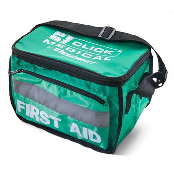 Click Medical Heavy Duty First Aid Bag Green