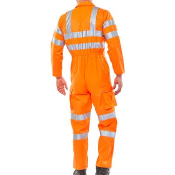 Beeswift Hi-Vis Railspec Coverall Orange alternative