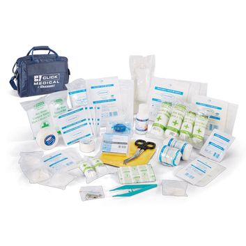 Click Medical Team First Aid Kit In Sports Bag Blue