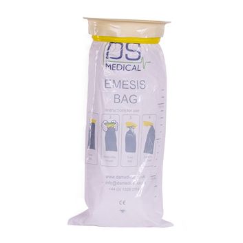 DS Medical Emesis Vomit Bag White (50 Pack)