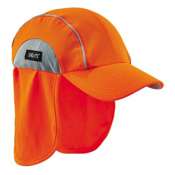 Ergodyne High Performance Baseball Cap With Neck Shade Orange