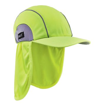 Ergodyne High Performance Baseball Cap With Neck Shade Yellow