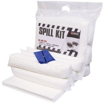Fentex Oil And Fuel Spill Kit 40Ltr White