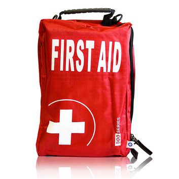 First Aid Kit Bag Red