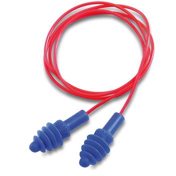 Honeywell Airsoft Corded Ear Plugs In Fliptop Box Blue (50 Pack)