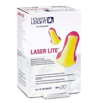 Honeywell Laser Lite Ls500 Uncorded Ear Plugs Dispenser Refill Yellow (500 Pack)