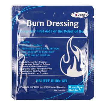 Hydrogel Burns Dressing 10X10Cm White