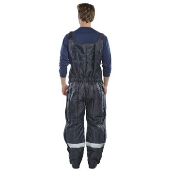 Beeswift Coldstar Freezer Bib Trousers Navy Blue alternative