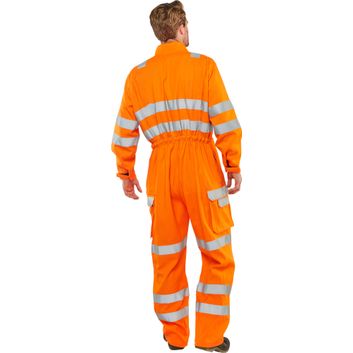 Beeswift Arc Compliant Hi-Vis Rail Spec Boilersuit Orange alternative