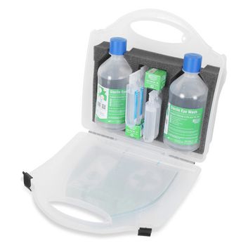 Click Medical Eyewash First Aid Kit Clear