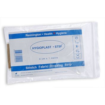 Hygioplast Dressing Strip Fabric 4Cm X 1M Flesh (10 Pack)