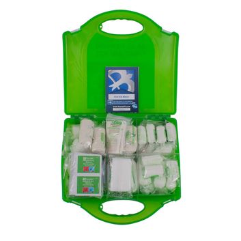 Click Medical 26-50 Person First Aid Kit With Eyewash Green alternative