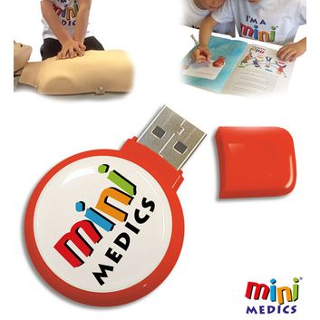 Mini Medics Usb First Aid Training Package For Kids Red