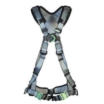 MSA Standard V-Fit Back/Chest D-Ring Bayonet Harness Black