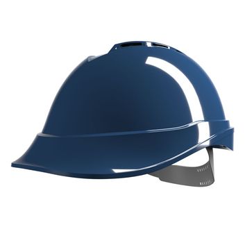 MSA V-Gard 200 Vented Safety Helmet Blue