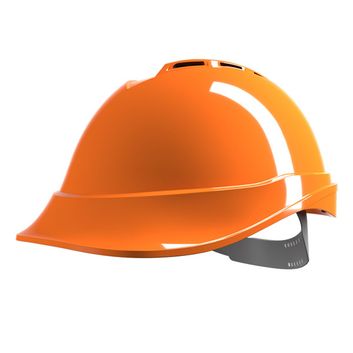 MSA V-Gard 200 Vented Safety Helmet Orange