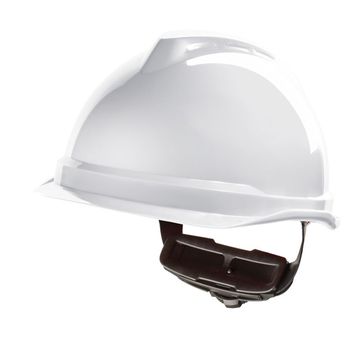 MSA V-Gard 520 Peakless Safety Helmet White