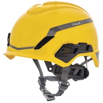 MSA V-Gard H1 Non Vented Safety Helmet Yellow