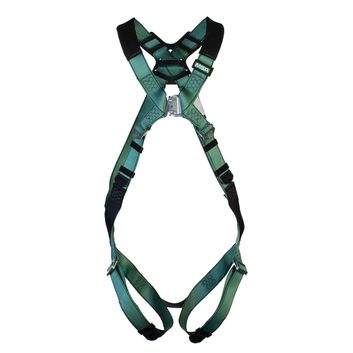MSA V-Form Back D-Ring Qwik-Fit Harness Xl Green