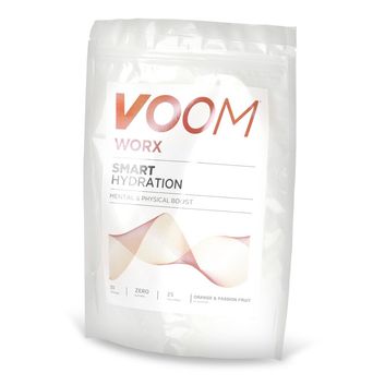 Voom Worx Orange And Passion Fruit 20 Serving Pouch 200G White