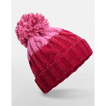 Beechfield Apres Beanie Classic Red/True Pink