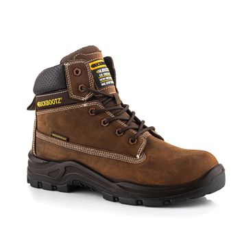 Buckler LACERZ Nubuckz Lace Safety Boots (Brown Crazy Horse)