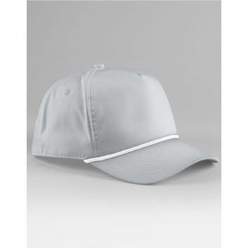 Beechfield Rope Detail Golf Cap Light Grey/White