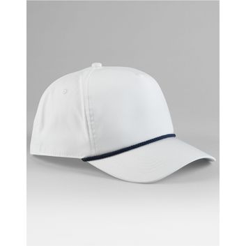 Beechfield Rope Detail Golf Cap White/Navy