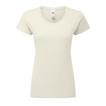 Fruit Of The Loom Ladies' Iconic 195 Ring Spun Premium T Natural