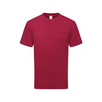 Fruit Of The Loom Pure Cotton T Cranberry