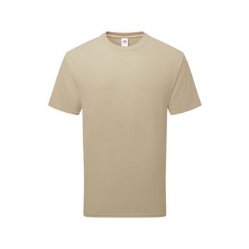 Fruit Of The Loom Pure Cotton T Desert Sand