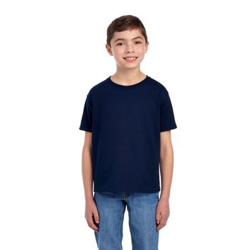 Jerzees Eco Youth Premium Organic T Navy Blue