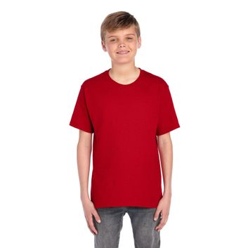 Jerzees Eco Youth Premium Organic T True Red