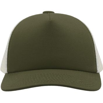 Atlantis Record Mid Visor 5 Panel Trucker Cap alternative