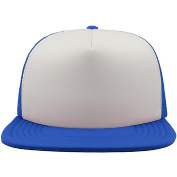 Atlantis Snap 90s Flat Visor 5 Panel Trucker Cap alternative