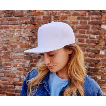 Atlantis Snap Back Flat Visor 5 Panel Sustainable Cap alternative