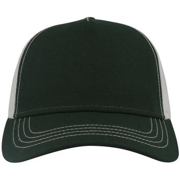 Atlantis Rapper Canvas 5 Panel Trucker Cap