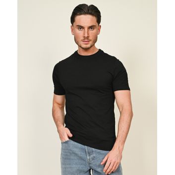 Casual Classics Ringspun Combed 180 Muscle Tall T-Shirt - Black