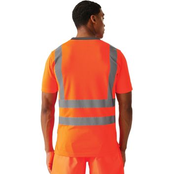 Regatta Professional Pro Contract Hi Vis T-Shirt - Orange
