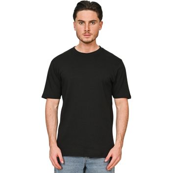 Casual Classics Ringspun Combed 240 Slim Interlock Tall T-Shirt - Black