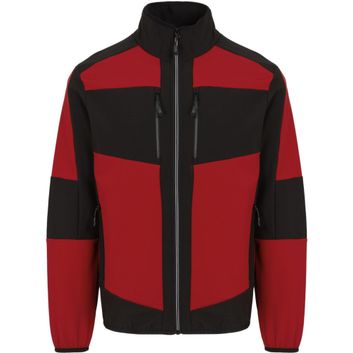 Regatta Professional Evolve Unisex 2 Layer Softshell Jacket - Classic Red\Black alternative