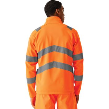 Regatta Professional Pro Contract Hi Vis Ablaze 2 Layer Softshell - Orange alternative
