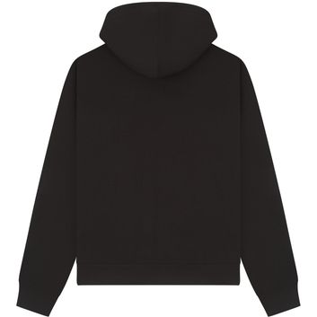 Casual Classics Premium Combed 330 Boxy Oversize Zip Hood - Black alternative