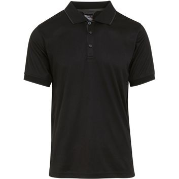 Regatta Professional Navigate Recycled Short Sleeve Polo - Black/Seal Grey