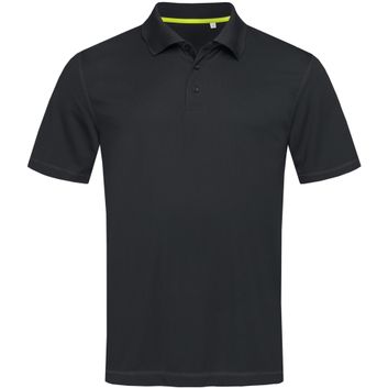 Stedman Mesh Polo 140 Mens - Black Opal