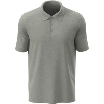 Stedman Stars Harper Cotton Polo - Heather Grey